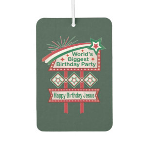 World’s Biggest Birthday Party Marquee Air Freshener