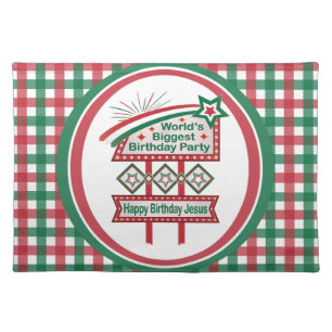 World’s Biggest Birthday Party Marquee Cloth Placemat
