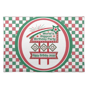 World’s Biggest Birthday Party Marquee Cloth Placemat