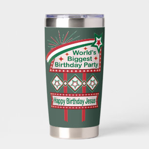 World’s Biggest Birthday Party Marquee Insulated Tumbler