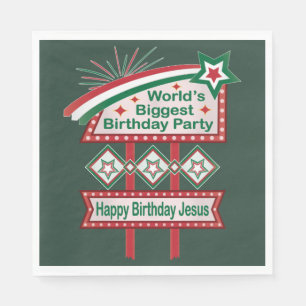 World’s Biggest Birthday Party Marquee Napkins