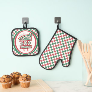 World’s Biggest Birthday Party Marquee Oven Mitt & Pot Holder Set