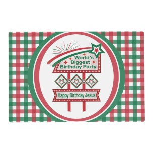 World’s Biggest Birthday Party Marquee Placemat
