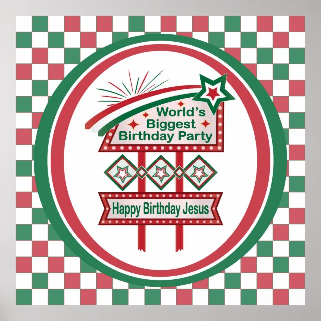 World’s Biggest Birthday Party Marquee Poster (Front)