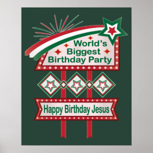 World’s Biggest Birthday Party Marquee Poster