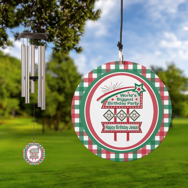 World’s Biggest Birthday Party Marquee Wind Chime (Outdoor)