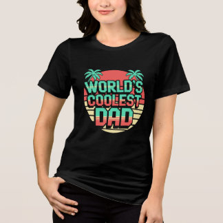 World’s Coolest Dad Retro Vintage Tee