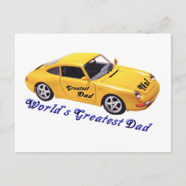 World’s Greatest Dad Postcard (Front)