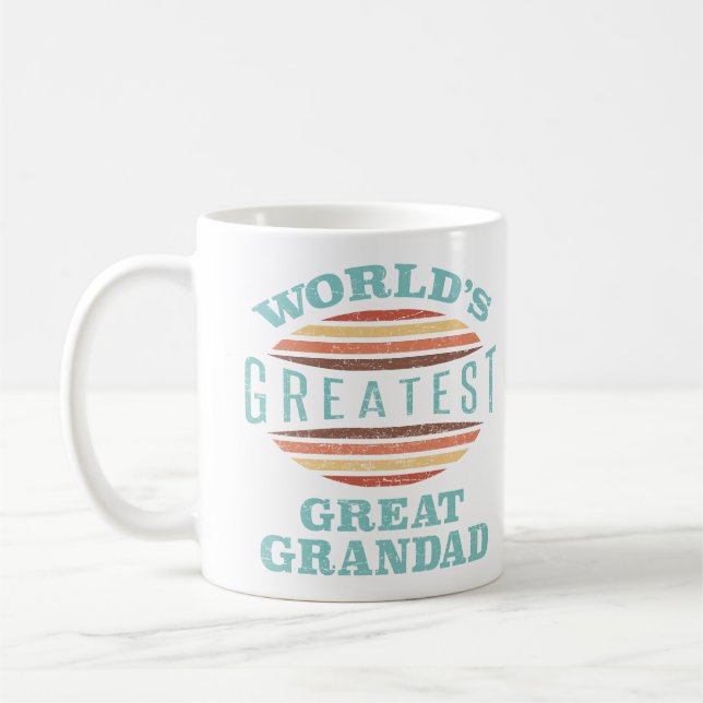 World’s Greatest Great Grandad Coffee Mug (Left)