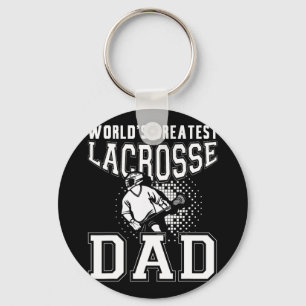 World´s Greatest Lacrosse Dad Lax Stick Lacrosse Keychain