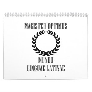 World’s Greatest Latin Teacher (Male) Calendar