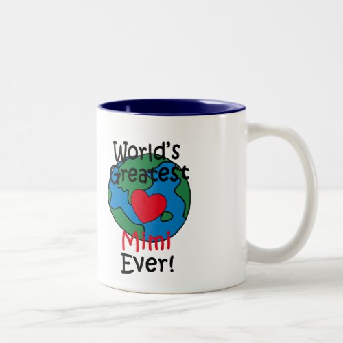 Worlds Greatest Mimi Heart Two_Tone Coffee Mug