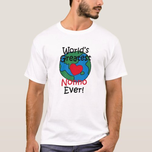 Worlds Greatest Nonno Heart T_Shirt