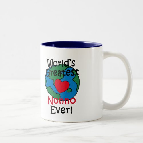 Worldâs Greatest Nonno Heart Two_Tone Coffee Mug