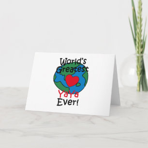 World’s Greatest YaYa Heart Card