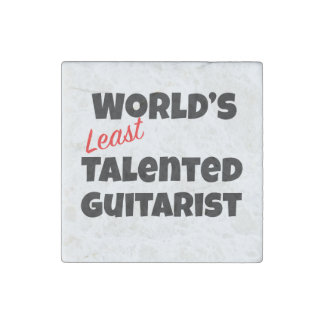 World’s Least Talented Guitarist Stone Magnet