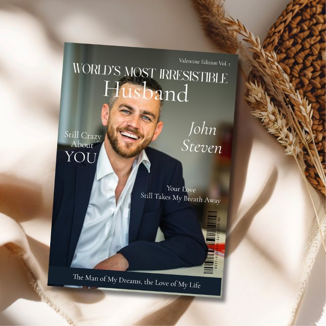 World’s Most Irresistible Husband magazine  Holiday Card (World’s Most Irresistible Husband magazine Holiday Card)