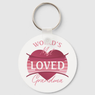 World’s Most Loved Grandma Keychain