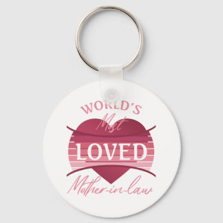 World’s Most Loved Mother-In-Law Keychain