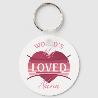 World’s Most Loved Nana Keychain
