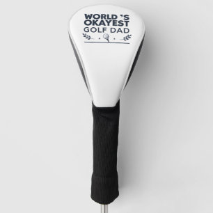 World’s Okayest Golf Dad Vintage Emblem Head Cover
