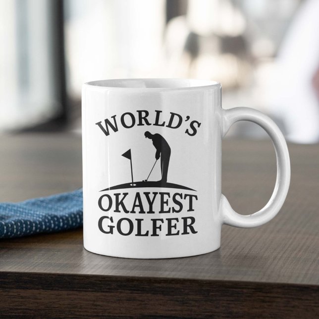 World’s Okayest Golfer Coffee Mug (Creator Uploaded)