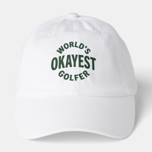 World’s Okayest Golfer Vintage Pro Shop Style Hat