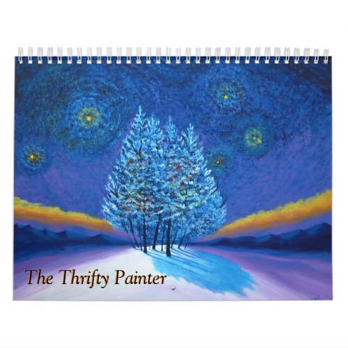 World Scenes Original Landscapes Thrifty Painter  Calendar