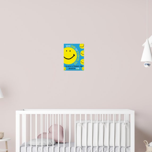 World Smile Day Poster 12x16 | Zazzle