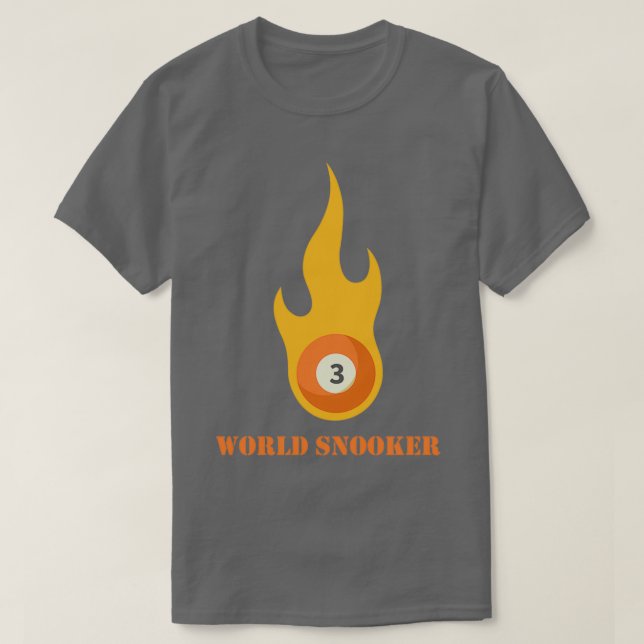 World Snooker T-Shirt (Design Front)