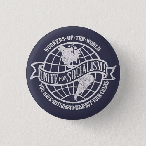 World Socialist Party of the United States badge Pinback Button