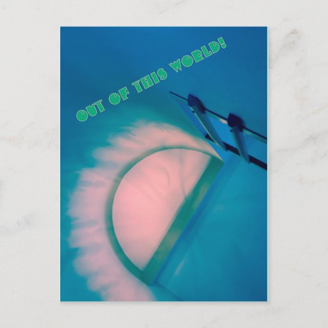 World space sky heavens Out of This World Postcard (Front)