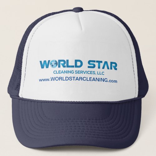 World Star Cleaning Services Trucker Hat 