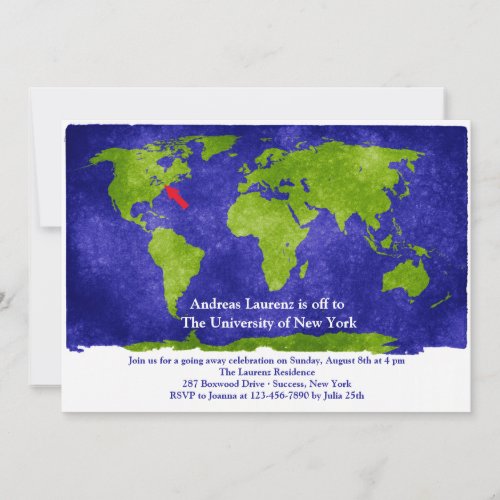 World Studies Graduation/Going Away Party Invites