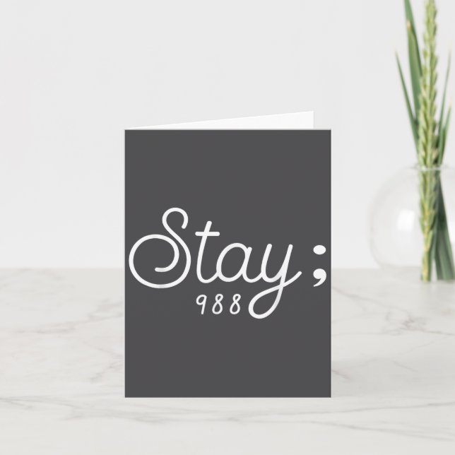 World Suicide Prevention Awareness Day Men Women S Card (Front)