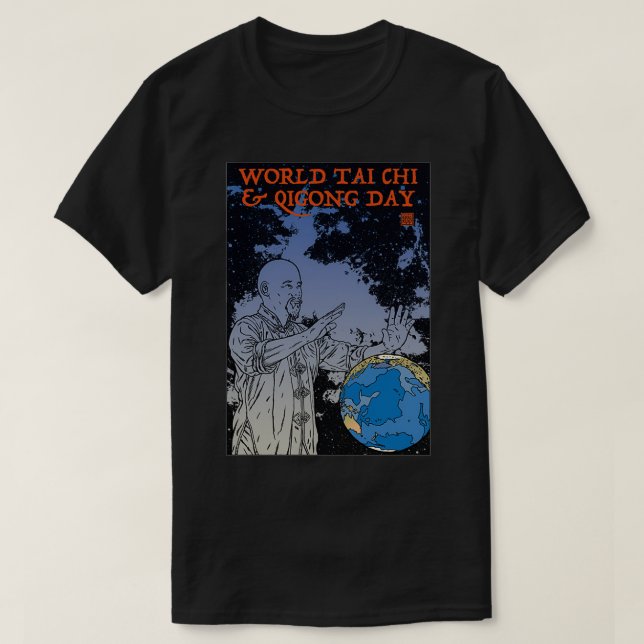 World Tai Chi ampamp Qi Gong Day T-Shirt (Design Front)
