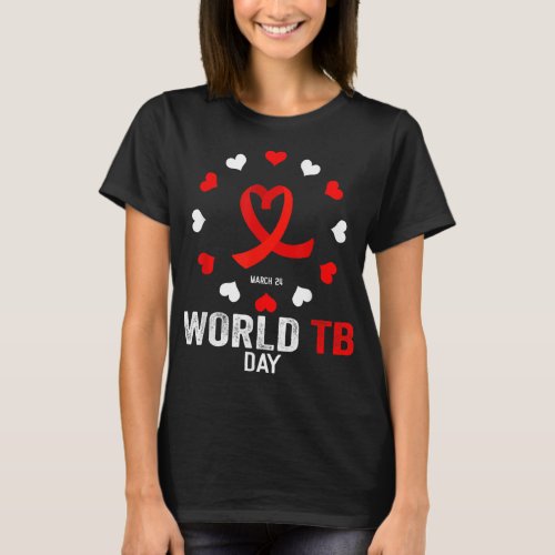 World TB Day Vintage Tuberculosis Awareness End TB T_Shirt