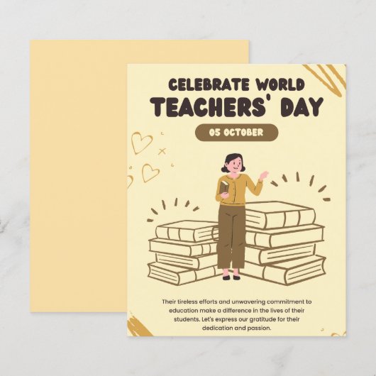 World Teachers' Day (Front/Back)