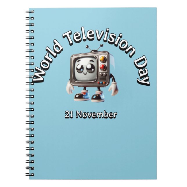 World Television Day. 21 November  Notebook (Front)