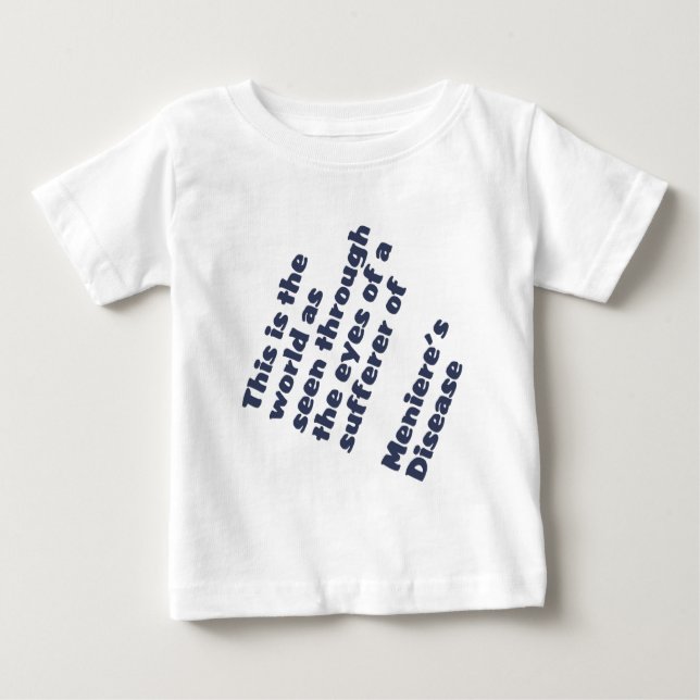 world through eyes baby T-Shirt (Front)