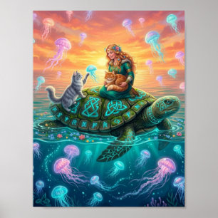 world tour turtle poster