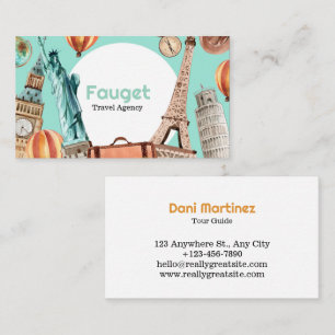 World Tourism Day Business Card