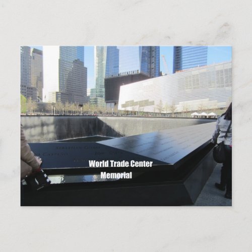 World Trade Center Memorial New York City Postcard
