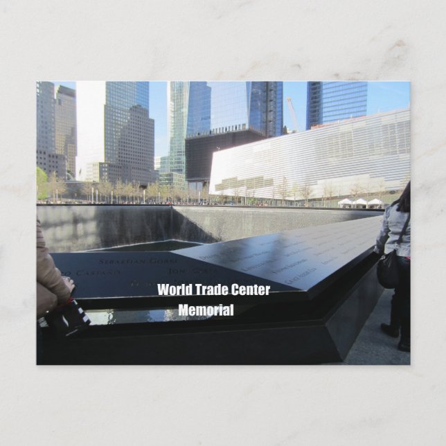 World Trade Center Memorial, New York City Postcard (Front)