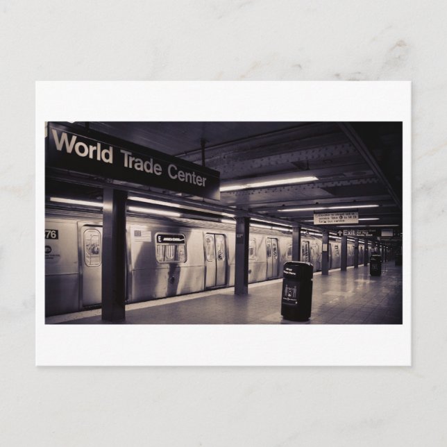 World Trade Center station, NYC Postcard (Front)
