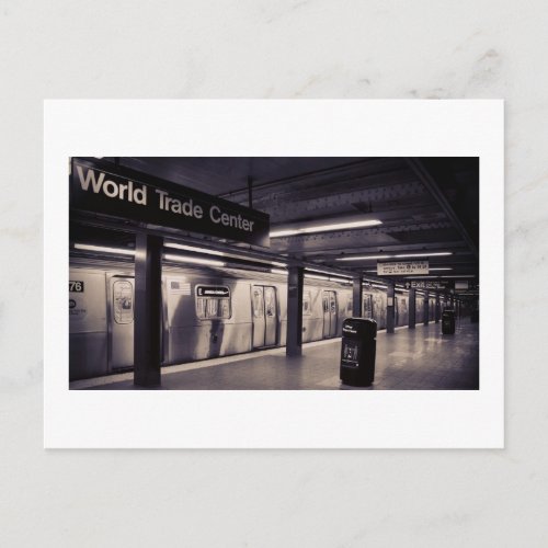 World Trade Center Subway Station _ NYC Postcard