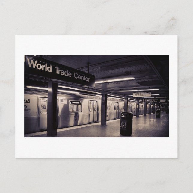 World Trade Center Subway Station - NYC Postcard (Front)