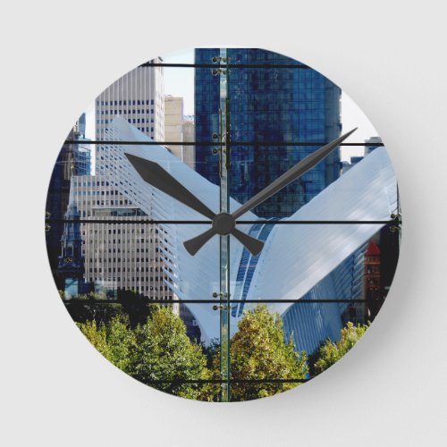 World Trade Center Transportation Hub NY Round Clock