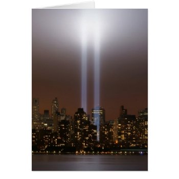 World Trade Center Tribute In Light In New York. by iconicnewyork at Zazzle