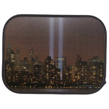 World Trade Center Tribute In Light In New York. Car Mat by iconicnewyork at Zazzle